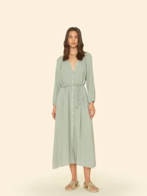 Xirena Dresses<Aqua Grey Andrea Dress