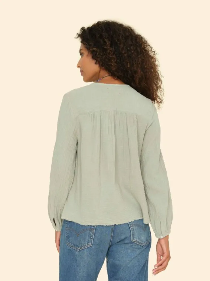 Xirena Tops<Aqua Grey Hortense Top