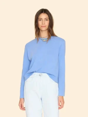 Xirena Sweats & Tees<Beacon Blue Terrance Tee