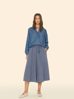 Xirena Skirts<Blue Storm Bellan Twill Skirt