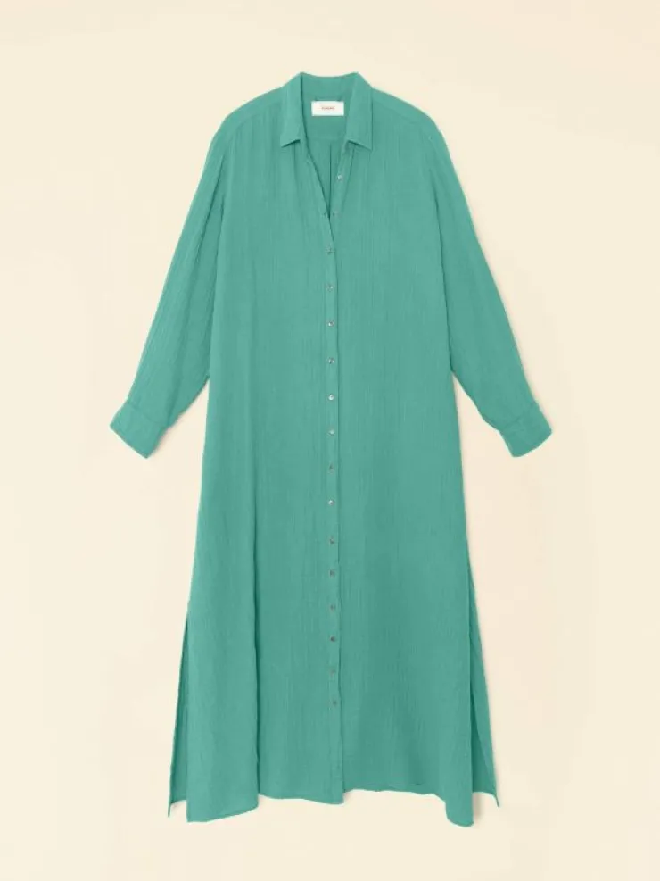 Xirena Dresses<Bottle Green Boden Gauze Dress