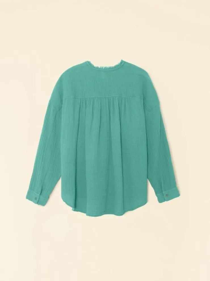 Xirena Shirts<Bottle Green Reagan Shirt