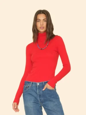 Xirena Sweaters & Jackets<Bright Flame Tommy Sweater
