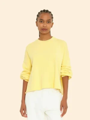 Xirena Sweats & Tees<Canary Yellow Honor Sweatshirt