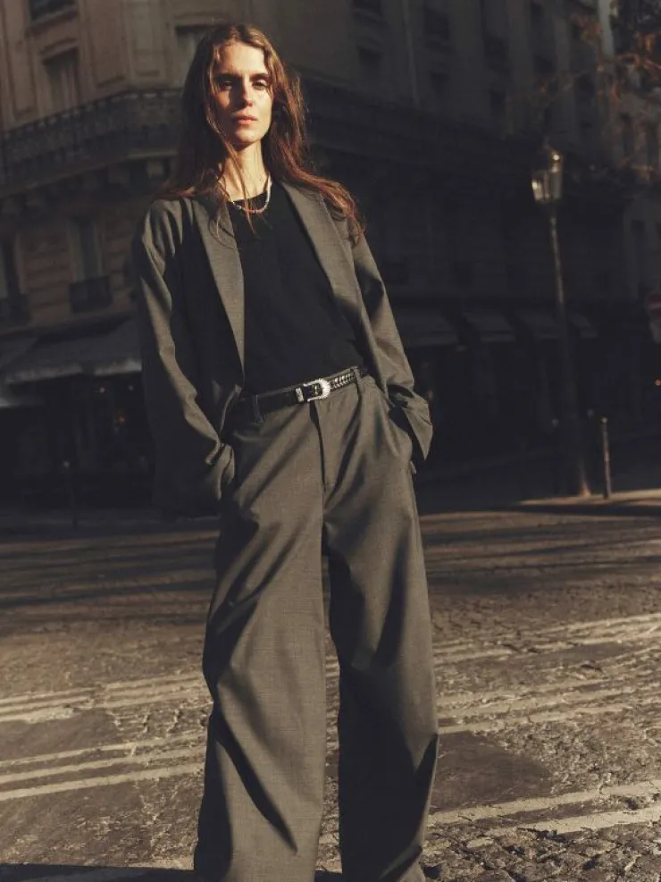 Xirena Pants & Jumpsuits<Charcoal Melange Portlyn Pant
