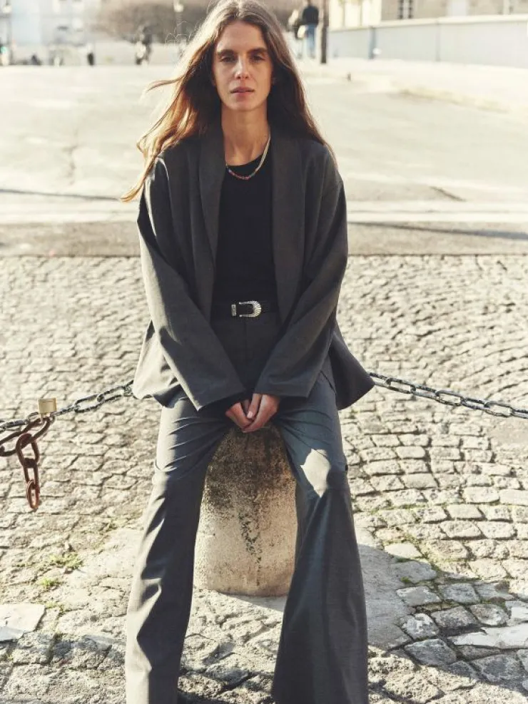 Xirena Pants & Jumpsuits<Charcoal Melange Portlyn Pant