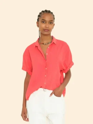Xirena Shirts<Clambake Red Channing Shirt