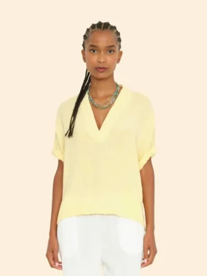 Xirena Tops<Daisy Yellow Avery Top