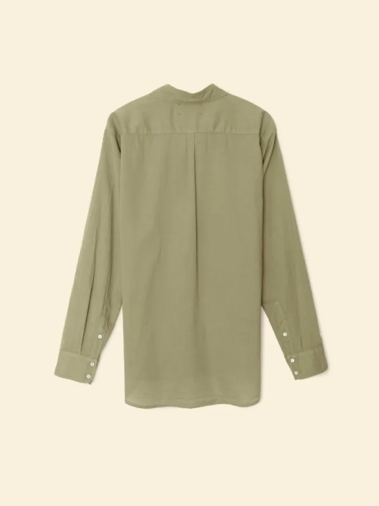 Xirena Shirts<Dark Seagrass Beau Shirt