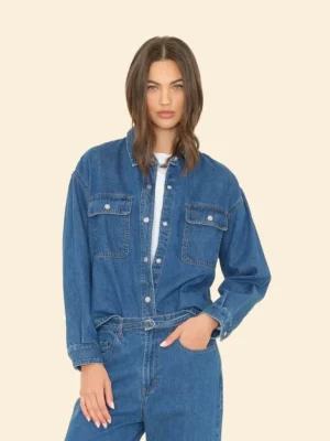 Xirena Sweaters & Jackets<Durango Blue Leon Denim Jacket