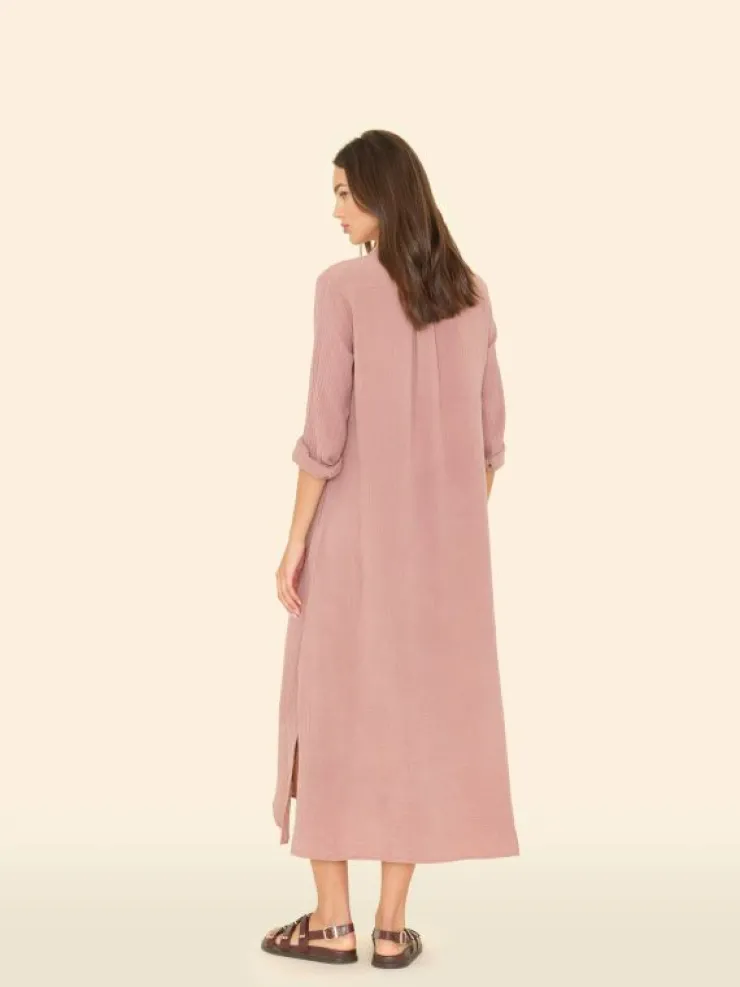 Xirena Dresses<Dusty Rose Boden Gauze Dress