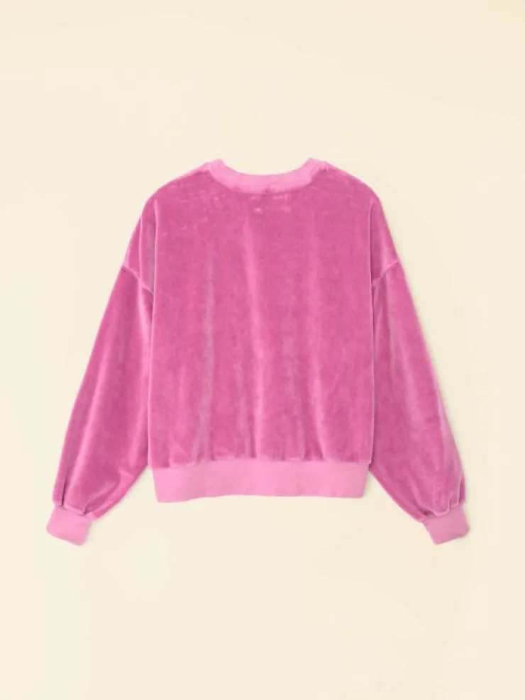 Xirena Sweats & Tees<French Rose Huxley Velour Sweatshirt