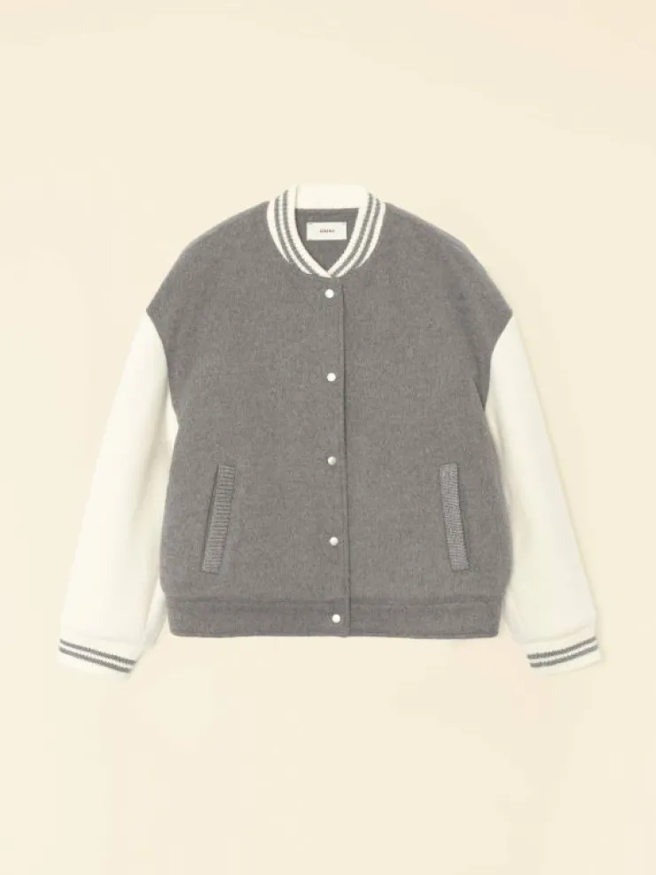 Xirena Sweaters & Jackets<Gravel Chalk Varsity Jacket