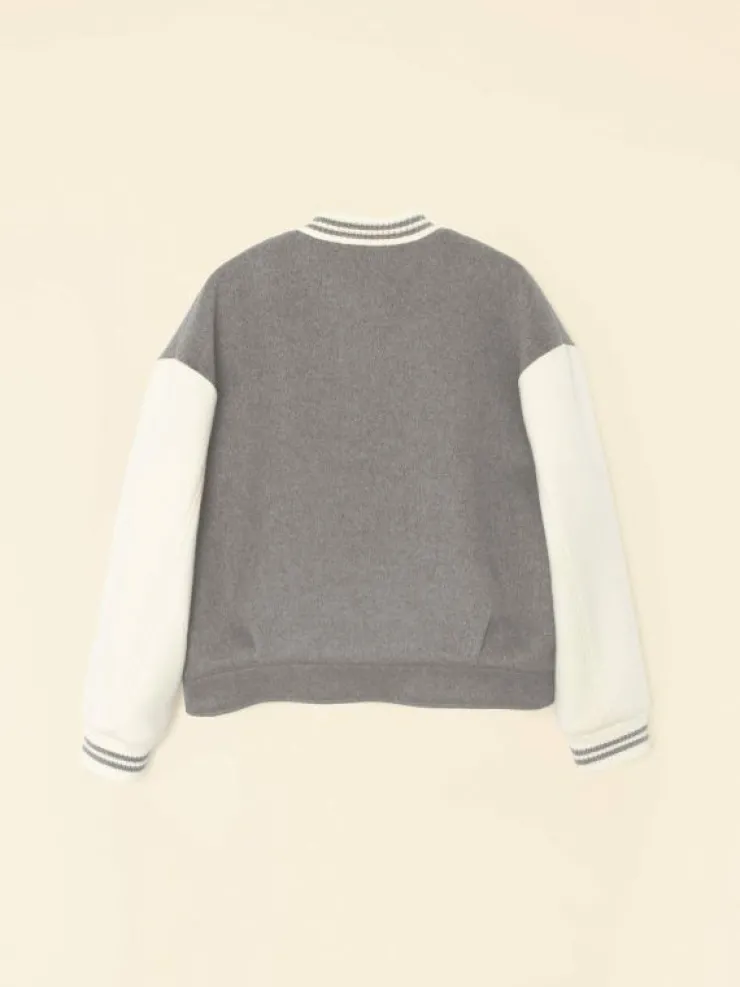 Xirena Sweaters & Jackets<Gravel Chalk Varsity Jacket