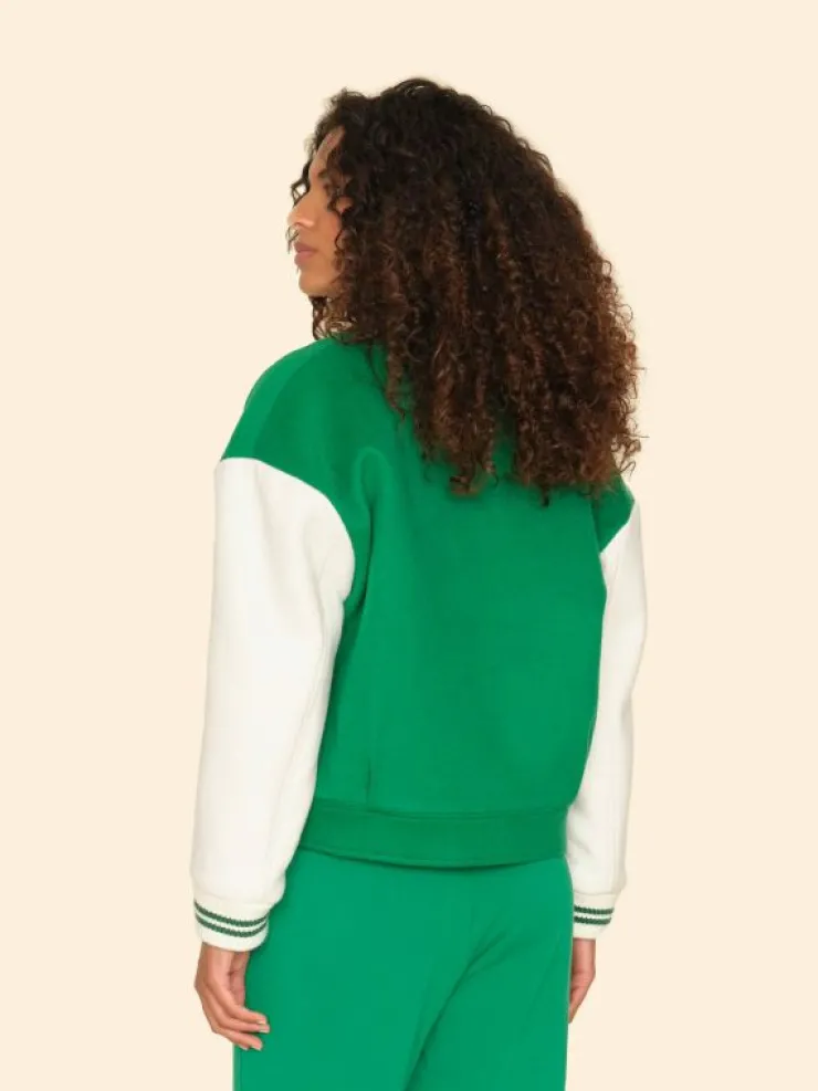 Xirena Sweaters & Jackets<Green Chalk Varsity Jacket