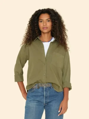 Xirena Shirts<Hazy Sage Asher Twill Shirt