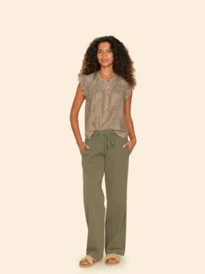 Xirena Pants & Jumpsuits<Hazy Sage Dash Twill Pant