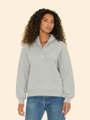 Xirena Sweats & Tees<Heather Grey Kass Sweatshirt