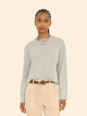 Xirena Sweats & Tees<Heather Grey Terrance Tee