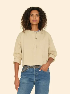 Xirena Tops<Khaki Gold Nicky Twill Top