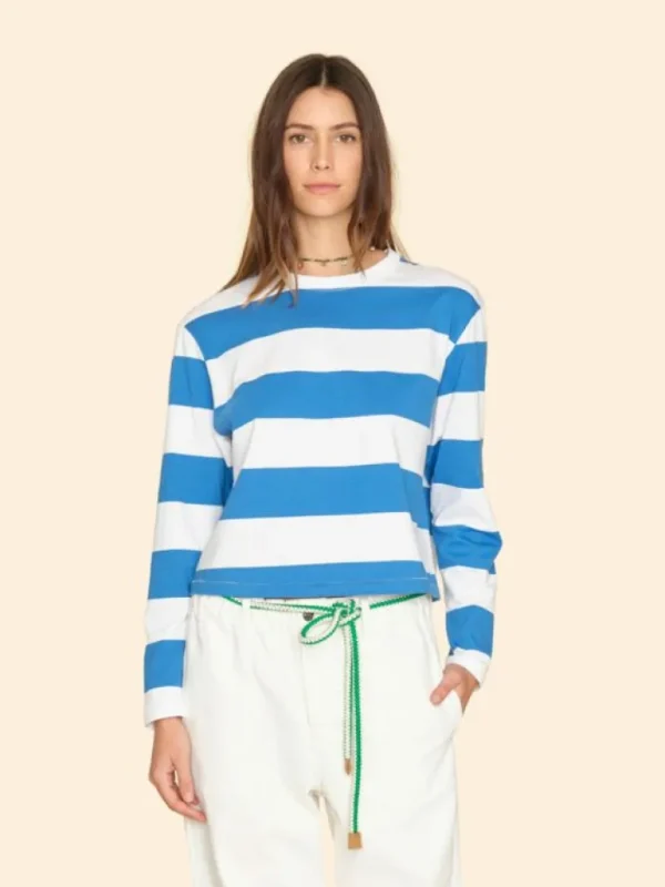 Xirena Sweats & Tees<Maritime Blue Terrance Tee