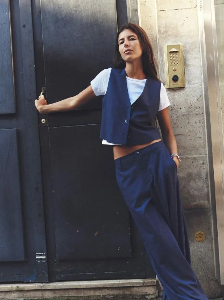 Xirena Pants & Jumpsuits<Navy Melange Portlyn Pant