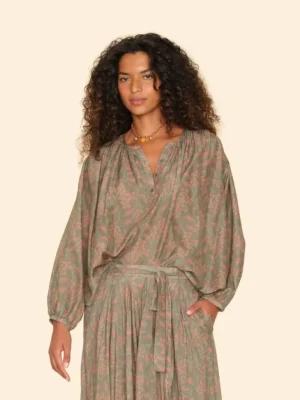 Xirena Tops<Olive Coral Felice Top