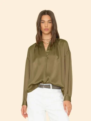 Xirena Tops<Olive Gold Mayson Top