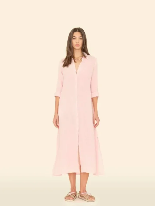 Xirena Dresses<Opal Pink Boden Gauze Dress