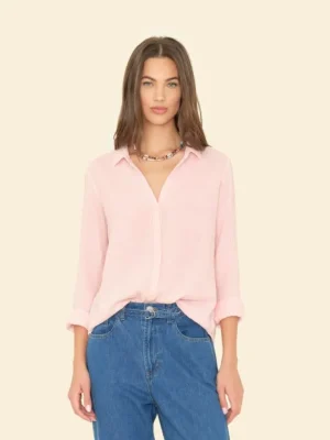 Xirena Shirts<Opal Pink Scout Shirt
