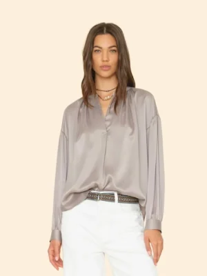 Xirena Tops<Pebble Grey Mayson Top