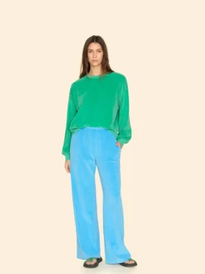 Xirena Sweats & Tees<Pier Blue Mavis Velour Sweatpant
