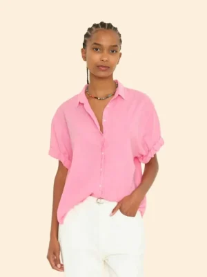Xirena Shirts<Pink Cricket Channing Shirt
