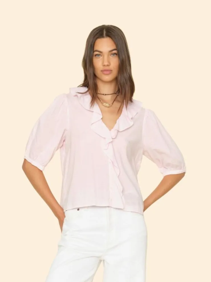 Xirena Tops<Pink Dew Caspia Top