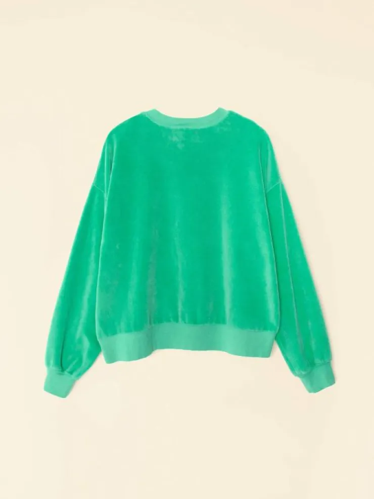 Xirena Sweats & Tees<Rolling Green Huxley Velour Sweatshirt