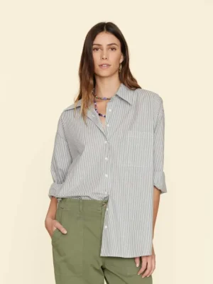 Xirena Shirts<Sage White Sydney Shirt