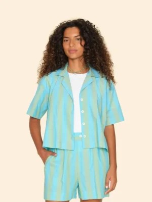 Xirena Shirts<Sea Breeze Thea Shirt