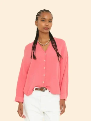 Xirena Shirts<Sunset Coral Reagan Shirt