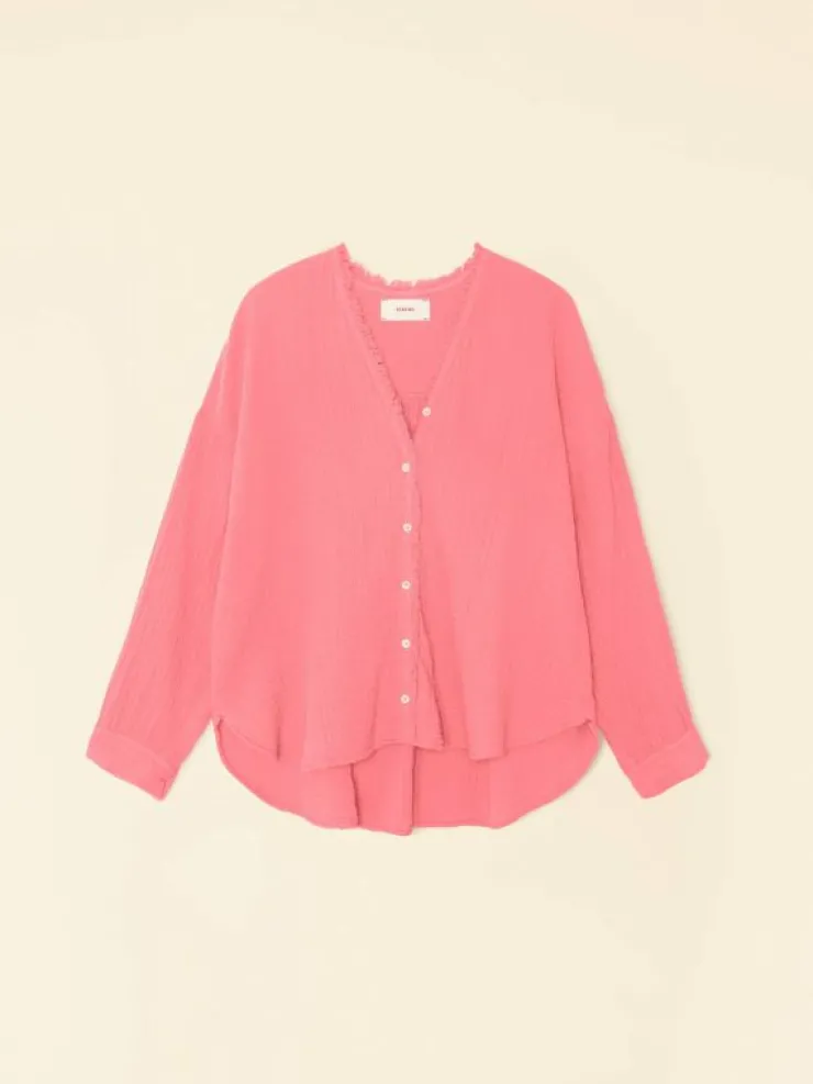 Xirena Shirts<Sunset Coral Reagan Shirt