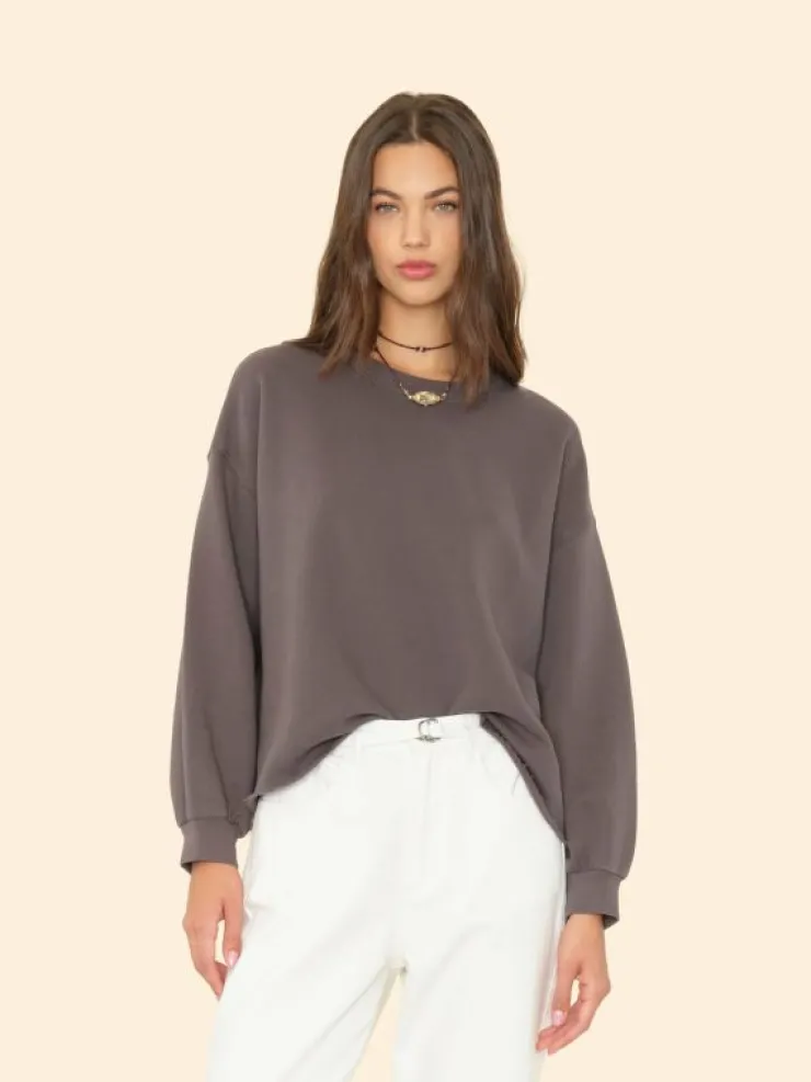Xirena Sweats & Tees<Vintage Black Honor Sweatshirt
