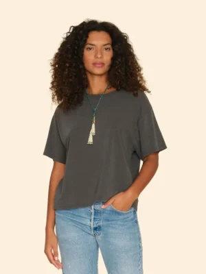 Xirena Sweats & Tees<Vintage Black Palmer Tee