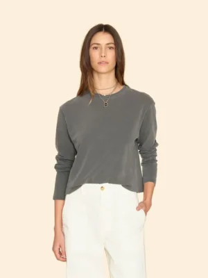Xirena Sweats & Tees<Vintage Black Terrance Tee