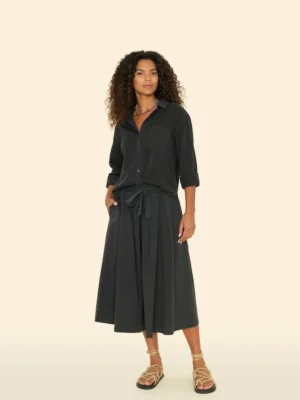 Xirena Skirts<Washed Black Bellan Twill Skirt
