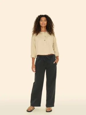 Xirena Pants & Jumpsuits<Washed Black Dash Twill Pant
